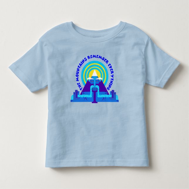 Camiseta Infantil As montanhas se lembram de tudo (Frente)
