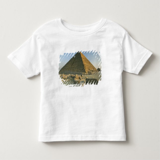 Camiseta Infantil As Pirâmides de Giza, que são quase 5000 2 (Frente)