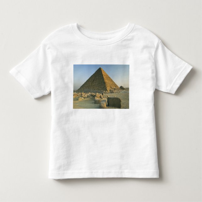 Camiseta Infantil As Pirâmides de Giza, que são quase 5000 2 (Frente)