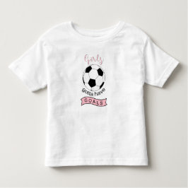 Camiseta Infantil As raparigas têm de ter uma t-shirt de bola de fut