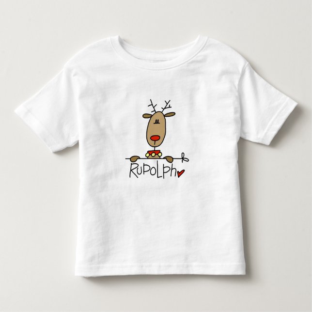 Camiseta Infantil As t-shirts e os presentes para renas (Frente)