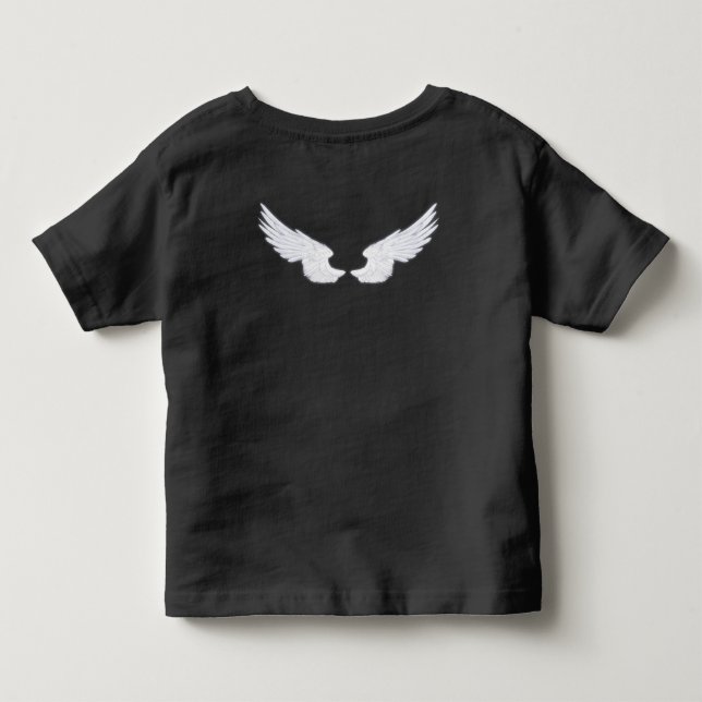 Camiseta Infantil Asas Anjos Brancos (Verso)