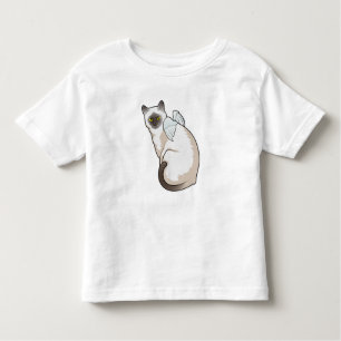 Camiseta Infantil Asas de anjo de gato
