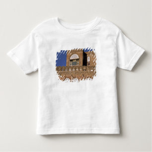 Camiseta Infantil Ásia, Iémen, Sana'a. Detalhe da arquitetura iemeni
