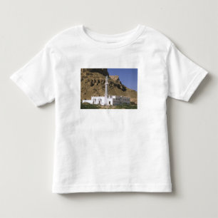 Camiseta Infantil Ásia, Iêmen, Tarim. Mesquita branca.