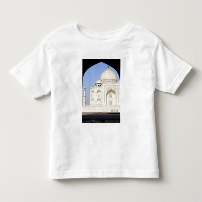 Camiseta Infantil Ásia, Índia, Uttar Pradesh, Agra. O Taj 2 (Frente)