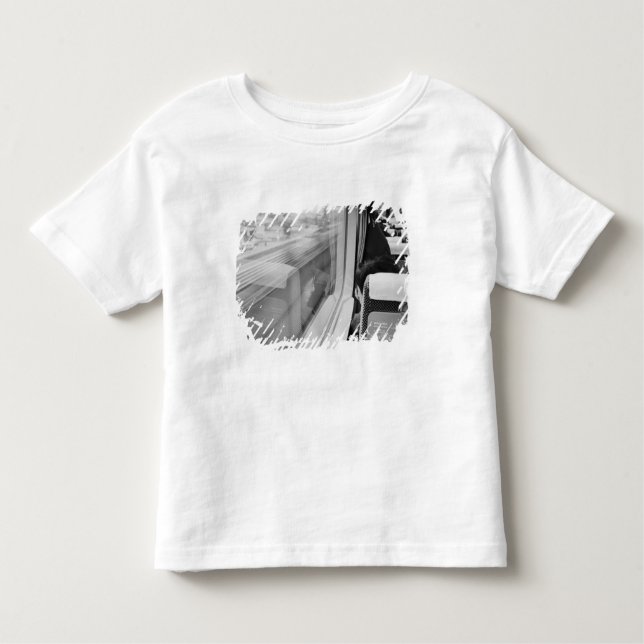 Camiseta Infantil Ásia, Japão. A bordo do comboio com bala de Shinka (Frente)