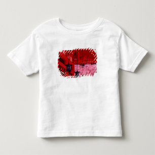 Camiseta Infantil Ásia, Japão, Quioto, santuário Heian na primavera.