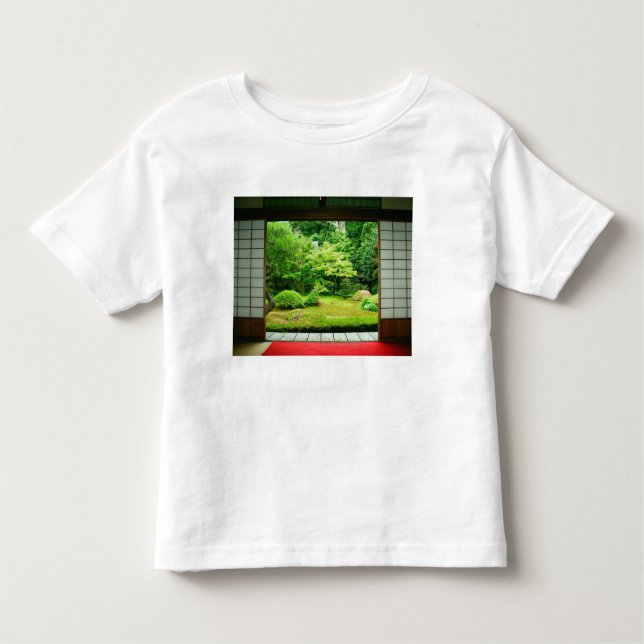 Camiseta Infantil Ásia, Japão, Quioto. Zen Garden 2 (Frente)