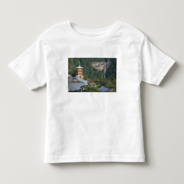 Camiseta Infantil Ásia, Japão, Wakayama, Katsuura, Kumano Nachi (Frente)