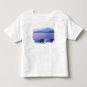 Camiseta Infantil Ásia, Japão, Yamanashi, Barcos a remo no Lago Moto