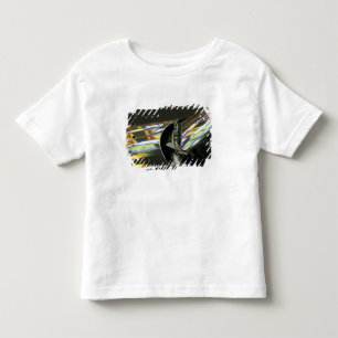 Camiseta Infantil Ásia, Malásia, Melaka. Reflexos de neon no carro