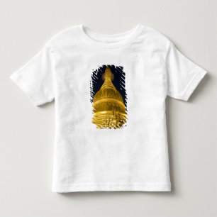 Camiseta Infantil Ásia, Mayanmar, Yangon, templo budista em