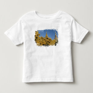 Camiseta Infantil Ásia, Mianmar, Yangon. Stupa dourada de Shwedagon