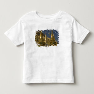 Camiseta Infantil Ásia, Mianmar, Yangon. Stupa dourada de Shwedagon