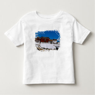 Camiseta Infantil Ásia, Tibete, Lhasa, Palácio de Potala e Red 2