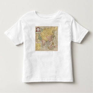Camiseta Infantil AsiaPanoramic MapAsia 2