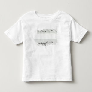 Camiseta Infantil Assinatura de George Bernard Shaw