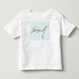 Camiseta Infantil Assinatura de George II