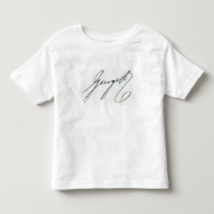 Camiseta Infantil Assinatura de George IV