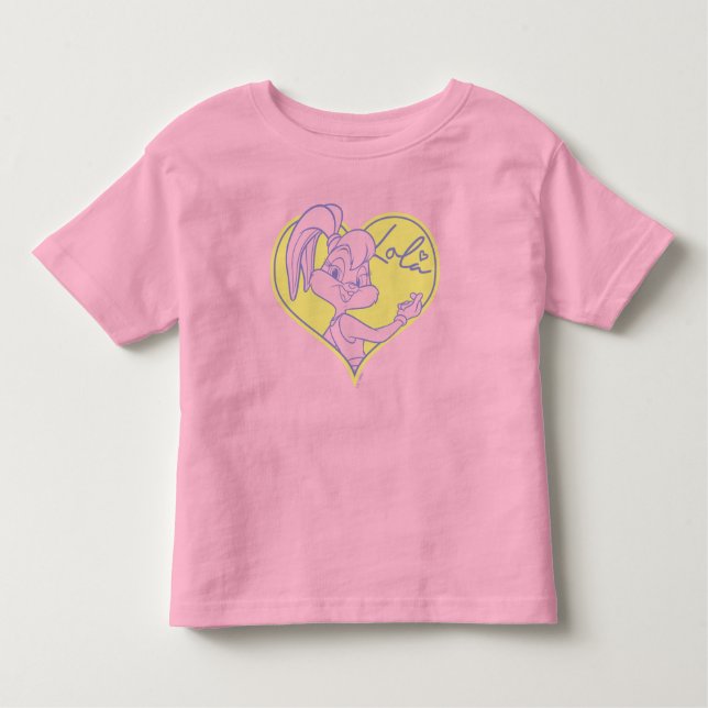 Camiseta Infantil Assinatura do Coração de Lola (Frente)