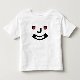 Camiseta Infantil Assustador Rosto do Sorriso