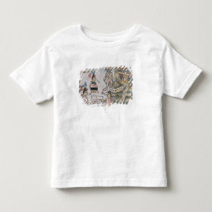 Camiseta Infantil Astecas que consultam e que seguem um mapa