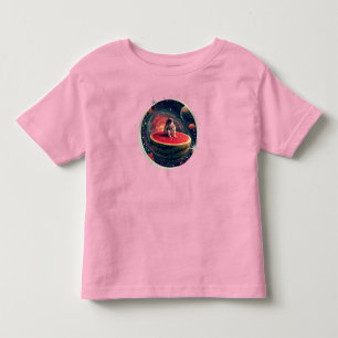 Camiseta Infantil Astronauta de Melancia Espacial