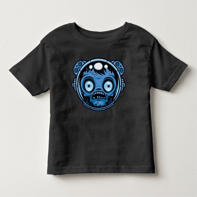 Camiseta Infantil Astronauta Zombie (Frente)