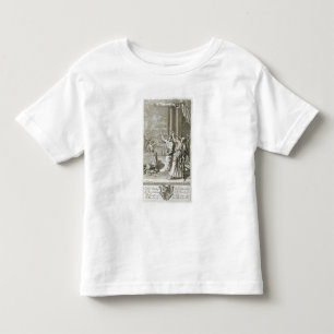 Camiseta Infantil Astrónomo grego que estuda as estrelas, ilustraç