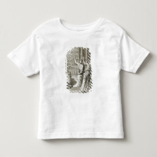 Camiseta Infantil Astrónomo grego que estuda as estrelas, ilustraç