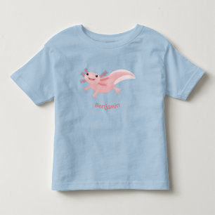 Camiseta Infantil Ataque branco e feliz rosa
