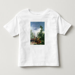 Camiseta Infantil Ataque de Francisco Jose de Goya y Lucientes   na