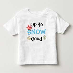 Camiseta Infantil Até o t-shirt do Natal da boa criança da neve