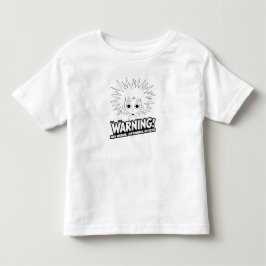 Camiseta Infantil Atenção! Alta Tensão, Baixa Paciência, Sem Filtro!