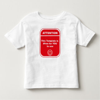 Camiseta Infantil Atenção Este Modelo é #livre para usar o Cutomize