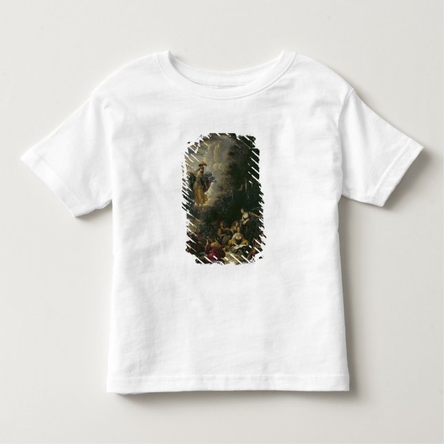 Camiseta Infantil Athena que visita os musas (Frente)