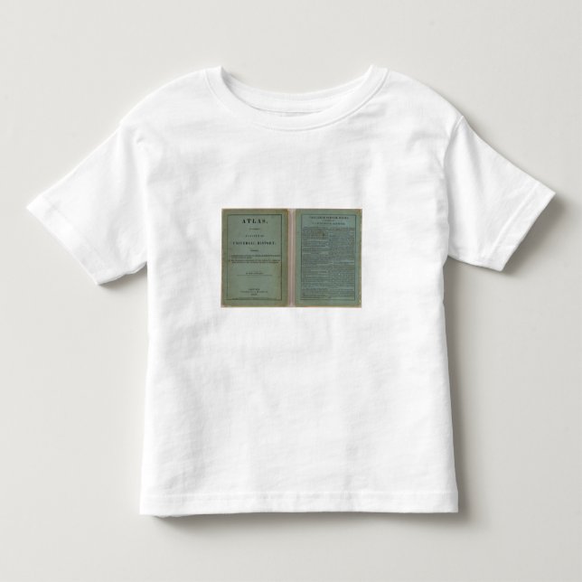 Camiseta Infantil Atlas da história universal (Frente)