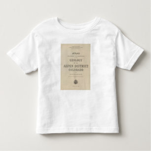 Camiseta Infantil Atlas do frontispício à geologia