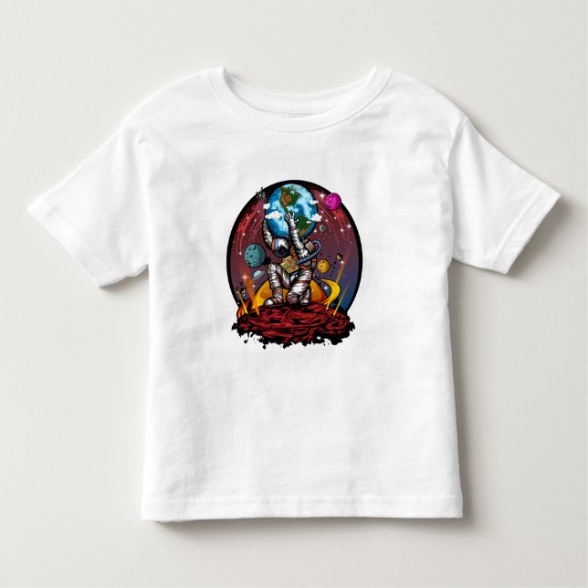 Camiseta Infantil Atlas Space Man (Frente)