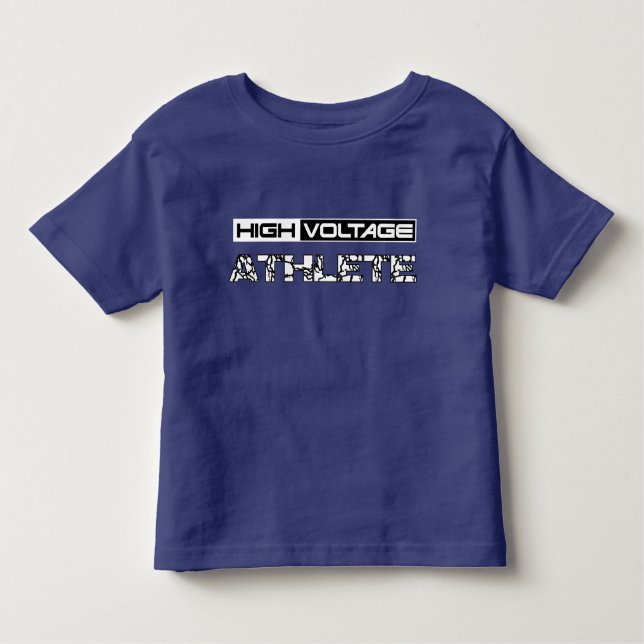 Camiseta Infantil Atleta da alta tensão (Frente)