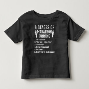 Camiseta Infantil Atleta de Citação da Maratona Engraçado em Exec