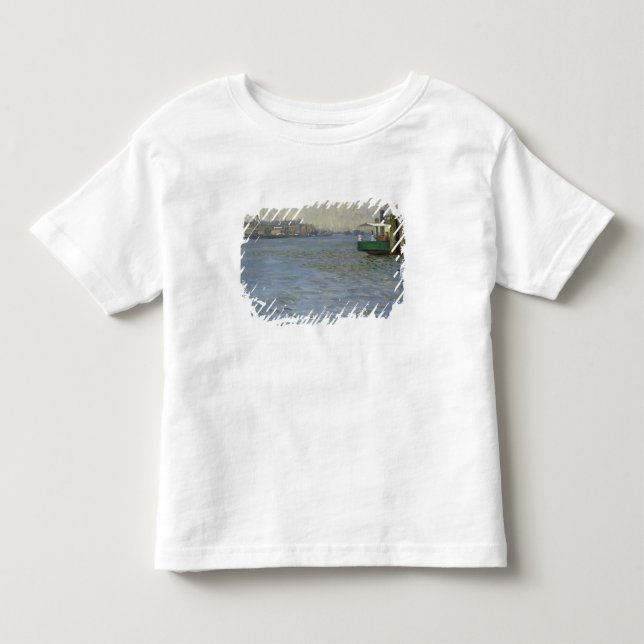 Camiseta Infantil Atmosfera de domingo no Elbe (Frente)