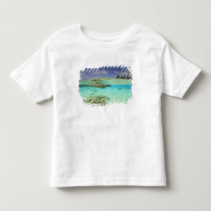 Camiseta Infantil Atol Sul de Huvadhoo, Maldivas do Sul, Oceano Índi