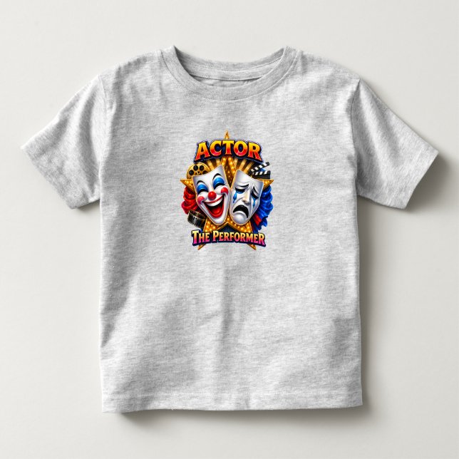 Camiseta Infantil Ator - O Performer Jersey Fino (Frente)
