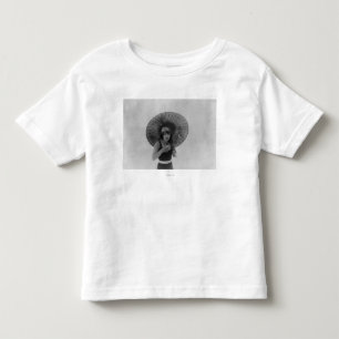 Camiseta Infantil Atriz Betty Compson que come o sorvete
