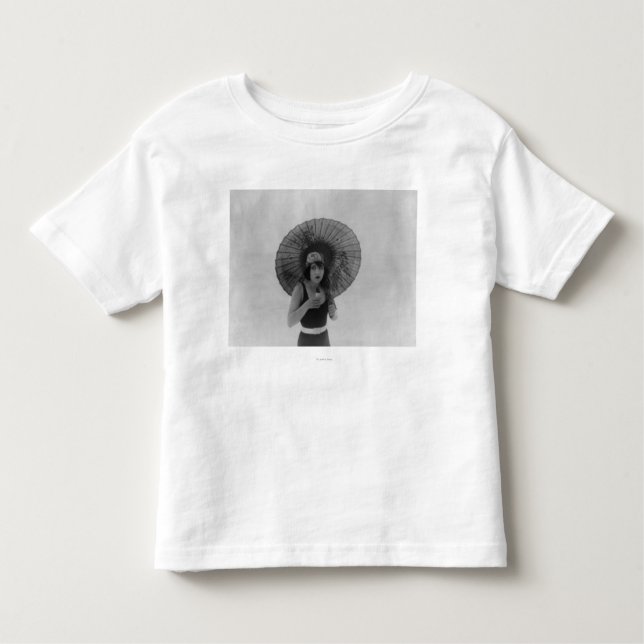 Camiseta Infantil Atriz Betty Compson que come o sorvete (Frente)