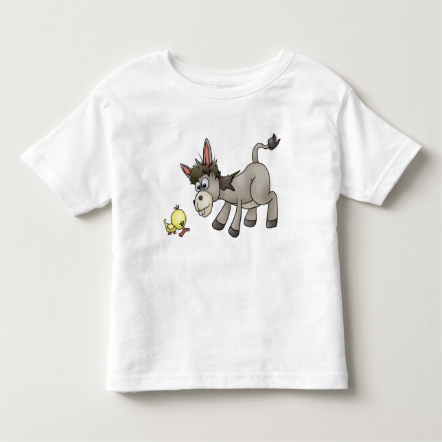 Camiseta Infantil aturdido burros (Frente)