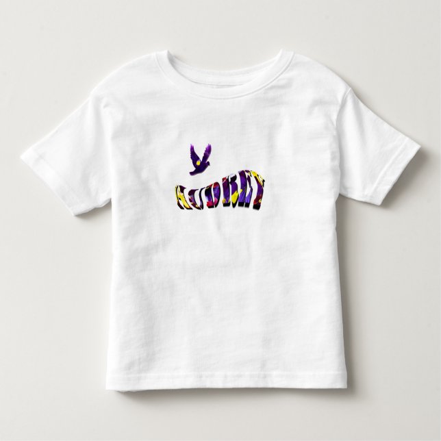 Camiseta Infantil Audrey, Chamam As Meninas De Texto Feitos Com Pans (Frente)