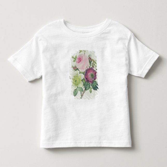 Camiseta Infantil Aumentaram, a anêmona e Clematide (Frente)